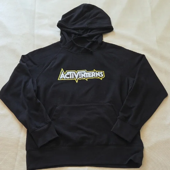 Activinterns Activision Crash Bandicoot Black Hoodie For Interns Size Medium